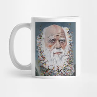 CHARLES DARWIN oil portrait .2 Mug